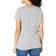 Hanes Women's Slub Jersey Shirred V-Neck Tee - Dada Grey Heather
