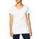 Hanes Women's Slub Jersey Shirred V-Neck Tee - White