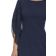 DKNY Sheath With 3/4 Chiffon Sleeves - Spring Navy