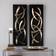 Uttermost Brushstrokes 2-Pack Wall Decoration 2pcs