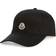 Moncler Logo Cotton Baseball Cap - Black