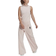 adidas Women's Studio Lounge Fleece Jumpsuit - Botanic Pink Mel