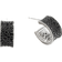 John Hardy Carved Chain J Hoop Earring - Silver/Black