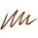 Kosas Brow Pop Øjenbrynsblyant Med Høj Præcision - Medium Chocolate Brown
