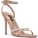 Nine West Mona Ankle Strap - Barely Nude Suede