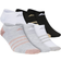 adidas Superlite No-Show Socks 6-pack - Cool Light Heather/White/Black Shiny Nylon