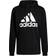 adidas Essentials Logo Hoodie - Black/White