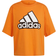 adidas Women's Essentials Logo Boxy T-shirt - Bright Orange/White