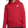 Nike Older Kid's Sportswear Club Pullover Hoodie - University Red/White (BV3757-657)