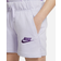 Nike Older Kid's Sportswear Club French Terry Shorts - Purple Chalk/Wild Berry (DA1405-572)