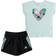 adidas Graphic Tee & Shorts Set - Ice Mint