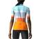 Castelli Dolce Short Sleeve Jersey Women - Light Steel Blue/Pop Orange