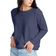 Hanes Women's Comfortsoft Ecosmart Crewneck Sweatshirt - Navy Heather