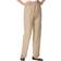 Alfred Dunner Petite Classics Pull-On Straight-Leg Pants - Tan