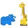 Melissa & Doug Safari Chunky Puzzle 8 Pieces