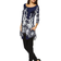 White Mark Women's Yanette Tunic Top - Navy