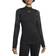 Nike Women's Therma-FIT Mock Neck Top - Black/Metallic Silver