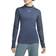 Nike Women's Therma-FIT Mock Neck Top - Thunder Blue/Metallic Silver