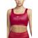 NIKE Dri-Fit Swoosh Sports Bra Women - Mystic Hibiscus/White