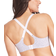 Bali Comfort Revolution Easylite Back Close Wirefree Bra - Dashing White/Chambray Blue