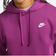 Nike Club Fleece Pullover Hoodie - Sangria/Sangria/White