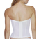 Dominique Juliette Satin Strapless Longline Corset - White