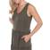 White Mark Women's Tiered Midi Dress - Olive