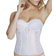 Dominique Colette Lace Strapless Bustier Corset - White