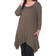 White Mark Makayla Tunic Top Plus Size - Dark Green