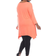 White Mark Makayla Tunic Top Plus Size - Orange