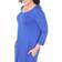 White Mark Makayla Tunic Top Plus Size - Blue