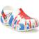 Crocs Toddler Classic Tie Dye Clogs - Red/White/Blue Multi