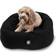 Majestic Suede Bagel Whole Dog Bed Medium