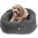 Majestic Suede Bagel Whole Dog Bed Medium