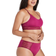 Bali Comfort Revolution Longline Wirefree with Lace Bralette - Deep Cerise