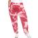 White Mark Tie Dye Harem Pants Plus size - Red