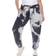 White Mark Tie Dye Harem Pants Plus size - Black