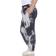 White Mark Tie Dye Harem Pants Plus size - Black