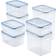 Lock & Lock Easy Essentials 14-Piece Rectangular Container Set Contenitore da Cucina 14pcs