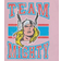 Fifth Sun Girl's Marvel Thor Team Mighty T-shirt - Light Pink (MARV01072GTS)