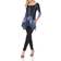 White Mark Women's Rella Tunic Top - Black Bubbles
