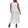 White Mark Scoop Neck Tiered Midi Dress - White