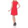 White Mark Women's Shay Fit & Flare Dress - Red