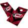 Victory Tailgate Carolina Hurricanes Herringbone Design Cornhole Set