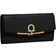 Ferragamo Gancini Leren Portemonnee - Zwart