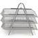 3-Tier Steel Mesh Paper Tray Desk Organizer