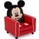 Delta Children Mickey Mouse Figural Upholstered Kids Chair