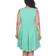 White Mark Women's Pleated Fit & Flare Dress Plus Size - Mint