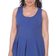 White Mark Women's Pleated Fit & Flare Dress Plus Size - Royal