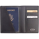 Royce RFID-Blocking Leather Passport Case - Black